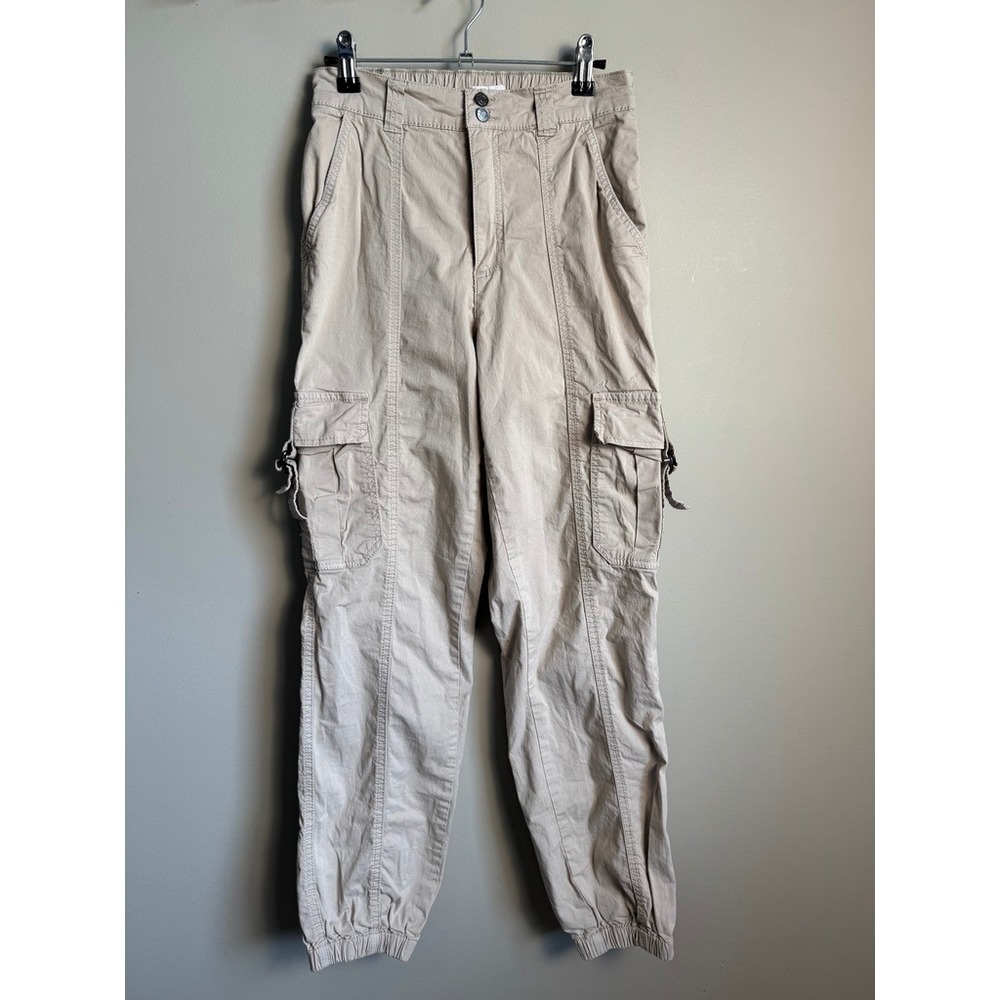 Garage Womens Tan Cargo Jogger Pants S Utility Streetwear Gorpcore Casual